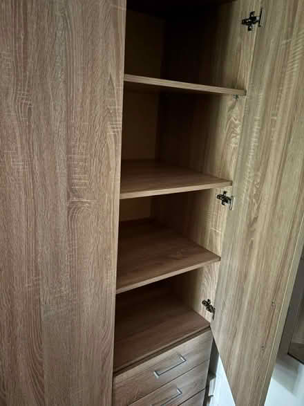 Photo of free Light oak wardrobe - assembled (Brixton SW2) #4