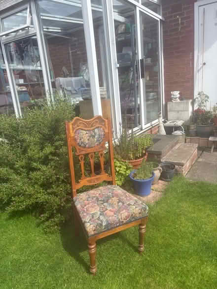 Photo of free Antique oak dining chair (Drum Brae EH4) #1