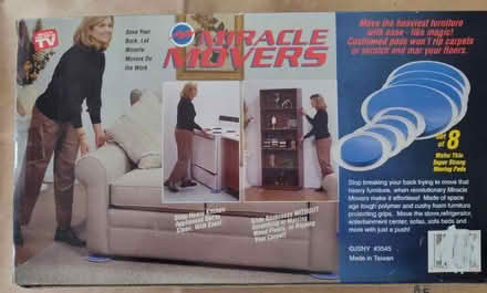 Photo of free Miracle Movers - furniture sliders (Saugus) #2