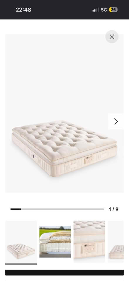 Photo of free King Size John Lewis bed (6 earls court square) #1