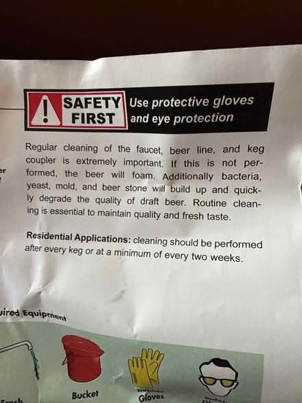 Photo of free Keg cleaning kit (Oakland Temescal) #3