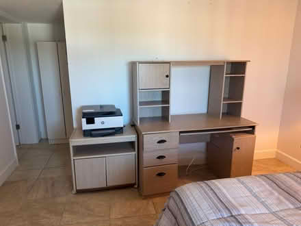 Photo of free Desk, printer and stand (Indiatlantic) #1