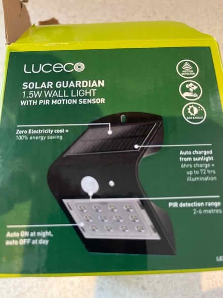 Photo of free Solar powered security light (Charlton OX12) #1