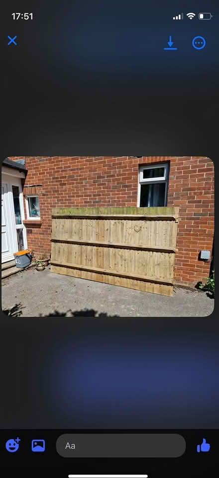 Photo of free Fence panels x 5 (Horsham) #2