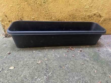 Photo of free Black Planter 21.5” L 4.5” W 5” D (Holland Park W11) #1