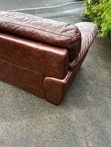 Photo of free Leather settee (Longton PR4) #3