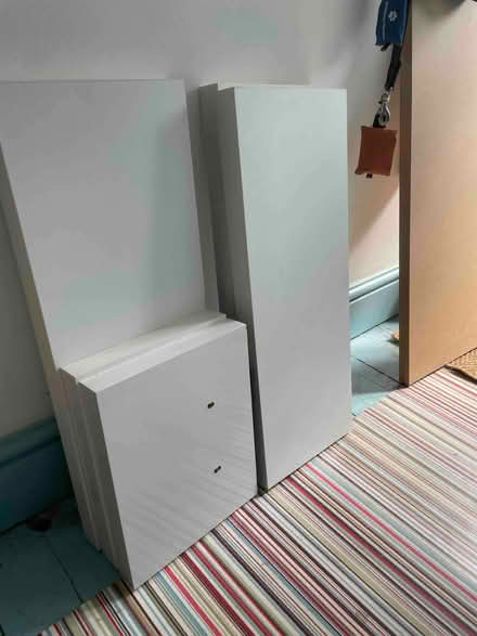 Photo of free 6 white floating shelves (Lambeth SE11) #1