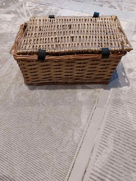 Photo of free Waterproof Blue Picnic Blanket and Woven Picnic Basket (Fitzrovia NW1) #4