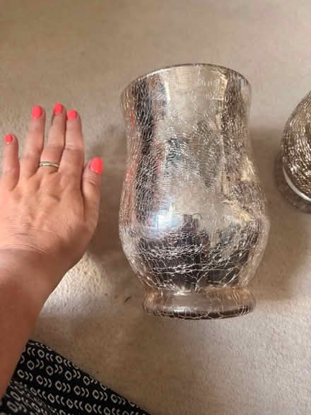 Photo of free Silver glaze candle holders (KT15 1sf) #4