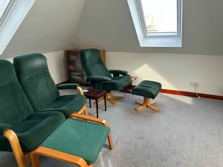 Photo of free 2 seater sofa, recliner and single chair (Viewlands PH1) #1