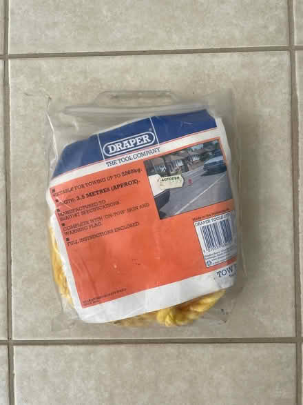 Photo of free Tow rope - never used (Trowbridge BA14) #1