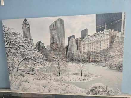 Photo of free Snowy winter city print (NN18) #1