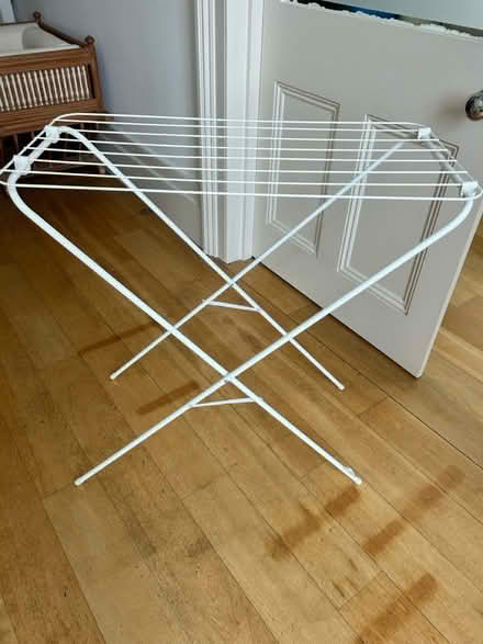 Photo of free Small folding clothes airer (Near Kew Gardens, Richmond) #1