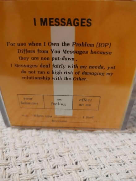 Photo of free Problem Solving Methods Cube (Near Fairview & 55th St, DG) #3