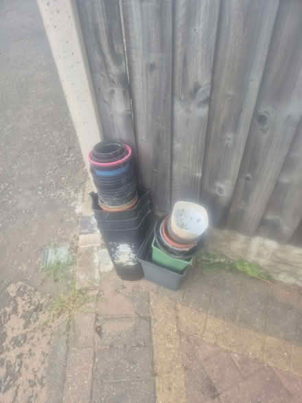 Photo of free Outdoor plant pots (Buckland End B34) #1