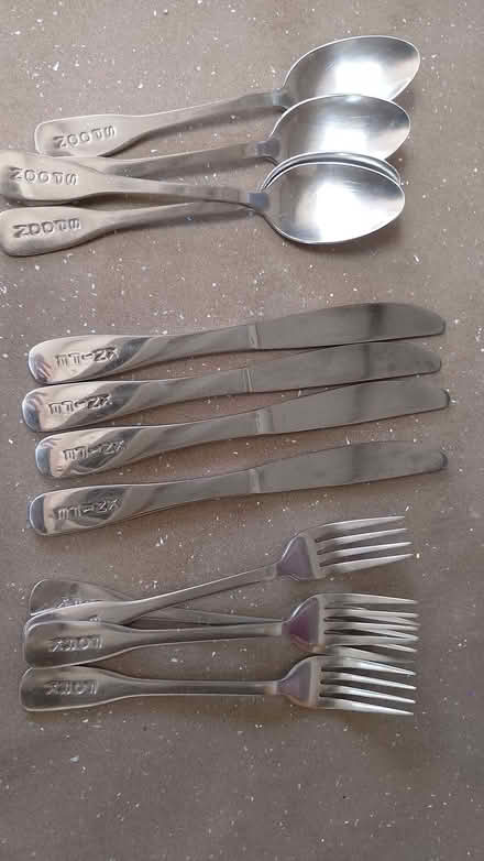 Photo of free Cutlery set (4 place settings) (Weston BA1) #1