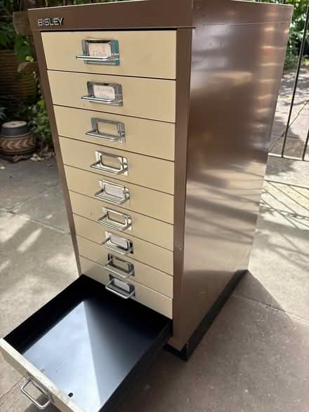Photo of free Mini office cabinet (Bisley, surrey) #2