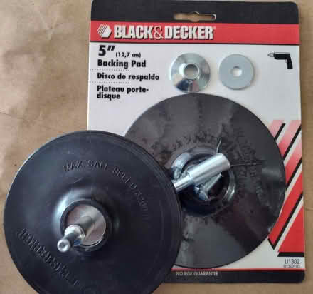 Photo of free Black & Decker 5 inch Backing Pads (Saugus) #1