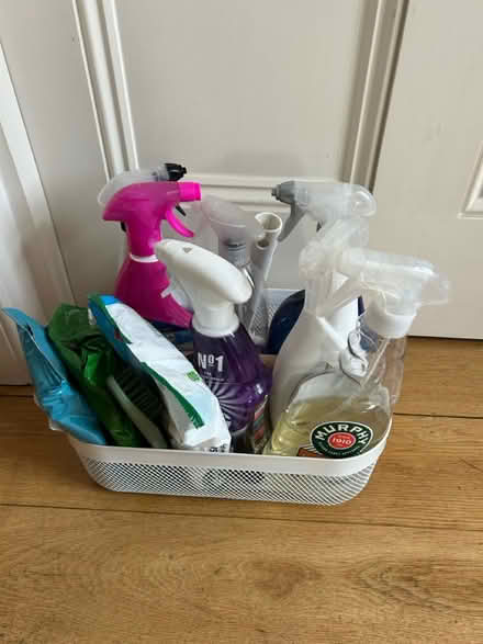 Photo of free Caddy with various part used items (Near Kew Gardens, Richmond) #1