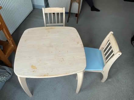 Photo of free Child's table and two chairs (Kendal LA9) #1