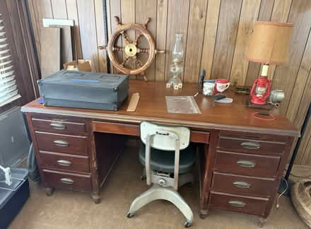 Photo of free Desk and file cabinet (Avalon Shores, Shady Side, MD) #1