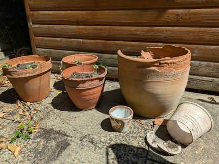 Photo of free Broken terracotta plant pots (Kidlington OX5) #1