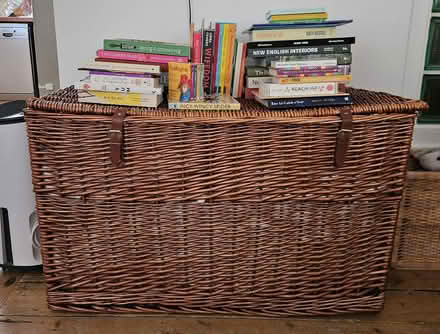 Photo of free Large wicker storage chest (Hoxton N1) #1