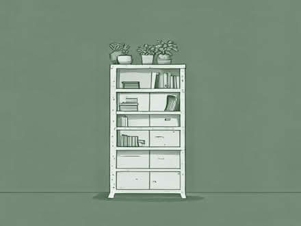 Photo of Tall bookcase and cabinet (Woburn Sands MK17) #1