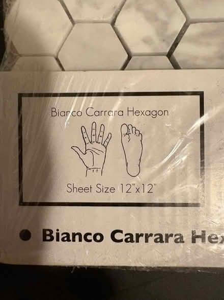 Photo of free Hexagon mosaic tiles 12”x12” (L5L 5P5) #3