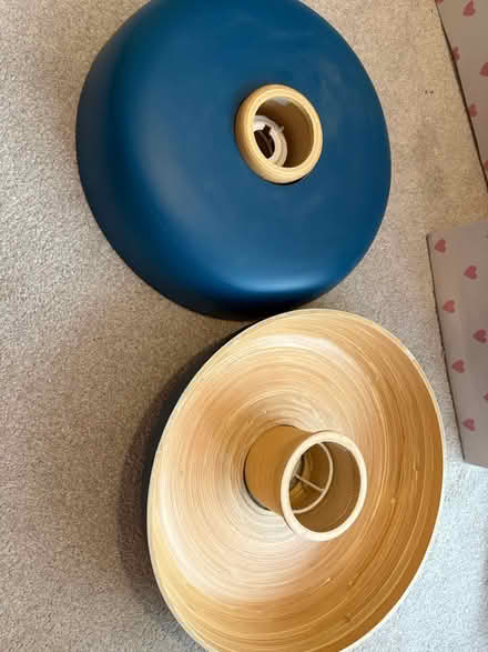 Photo of free 2 x light shades (Spondon DE21) #2