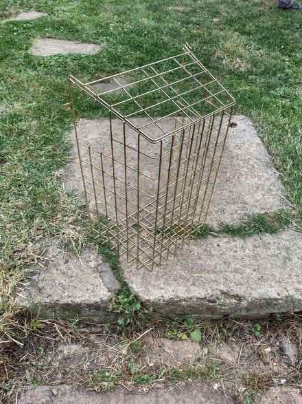 Photo of free Letterbox cage, gold tone wire, GL51 area. (Hester's Way GL51) #1