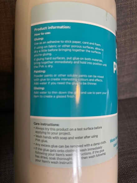 Photo of free School PVA glue 1 litre - unopened (Cardonald, Glasgow, G52) #2