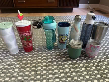 Photo of free Ten water bottles/thermos (Oakton) #1