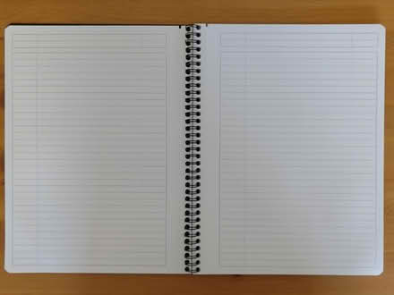 Photo of free Black spiral bound notebook (Chesterton CB4) #2