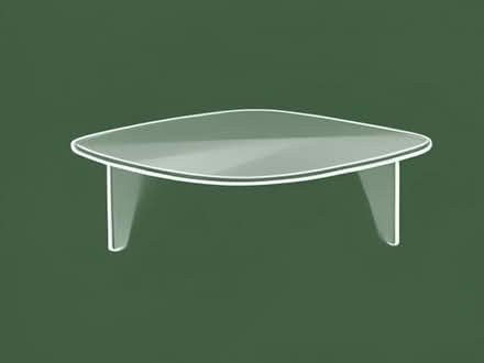Photo of Glass coffee table small (Willingdon BN20) #1