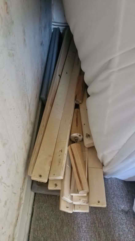Photo of free Two double mattresses and one double-bed base (Abbeville Village SW4) #2