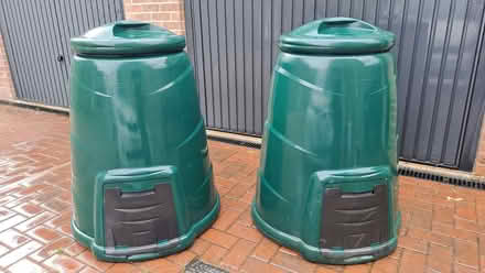 Photo of free Green dalek composters with lids (Harrogate HG1) #1