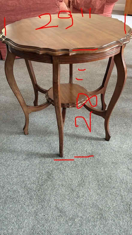 Photo of free Edwardian six leg table (South Ascot SL5) #1