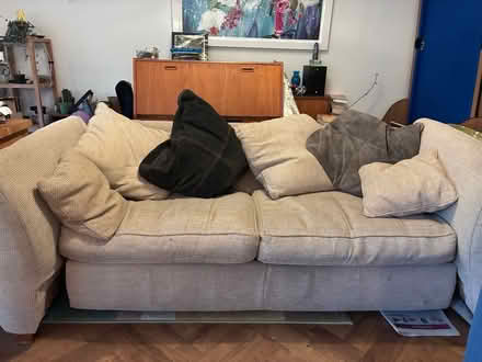 Photo of free Cream/beige sofa bed (Emmer Green RG4) #2