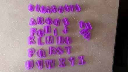 Photo of free Cookie or icing cutters: letters and numbers (Weston BA1) #1