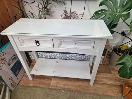 Photo of free Console with glass top (Great Wakering SS3) #1
