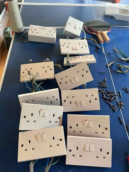 Photo of free 10 double gang plugs + 1 x switch (Bernards Heath AL1) #1