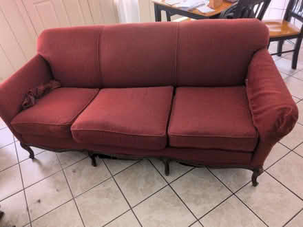 Photo of free Red Couch (Cherry Hills) #3