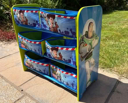 Photo of free Toy Story child’s storage unit (Camelsdale GU27) #1
