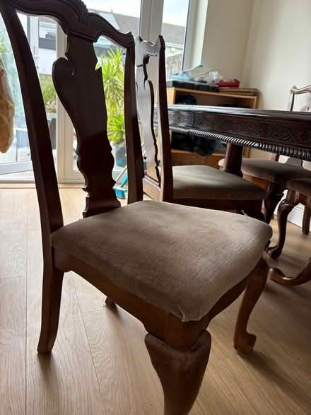 Photo of free Solid wood dining table & 8 chairs (Castleknock) #4