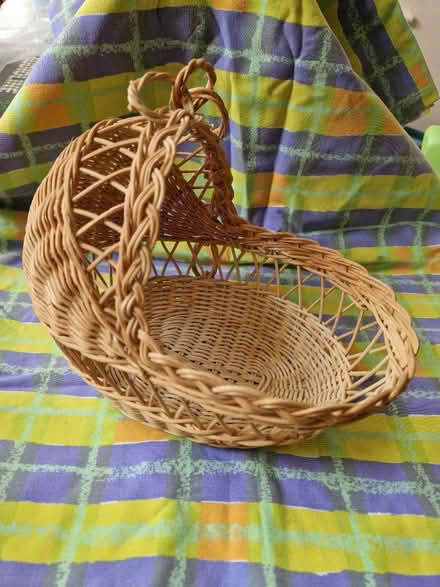 Photo of free Hanging wicker basket (Hindhead, Surrey) #1