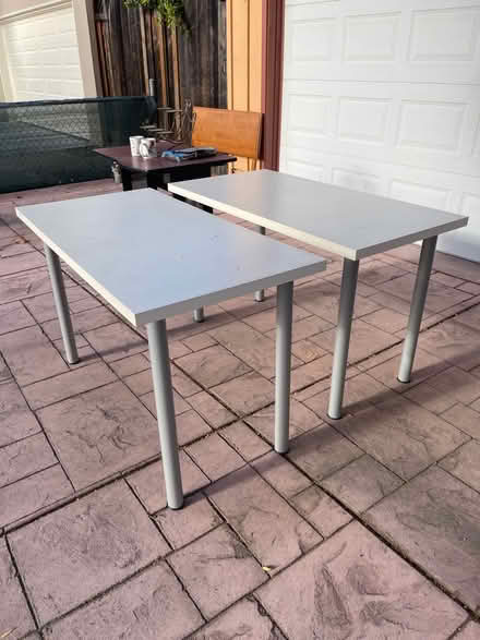 Photo of free Two white tables (Sunnyvale) #2