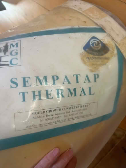 Photo of free Roll of Sempatap latex foam wall insulation (Bernards Heath AL1) #1