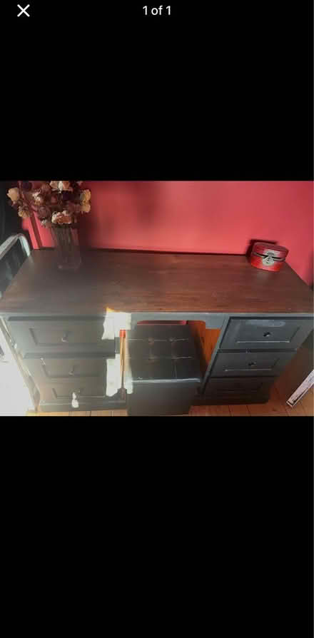 Photo of free Chest of drawers dresser distressed (KT14 7NA) #3