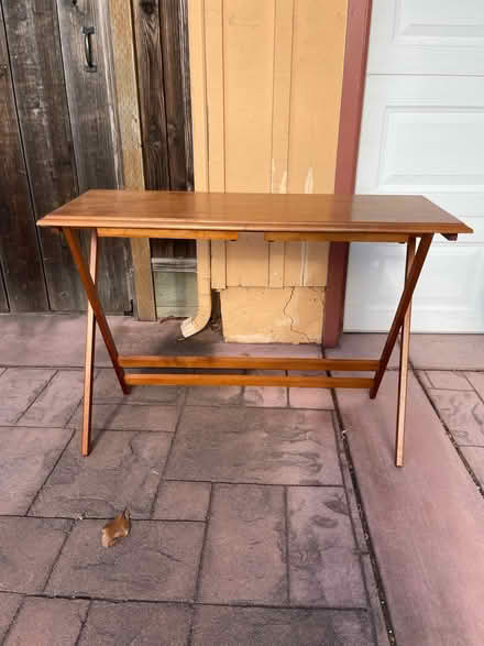Photo of free Wooden folding table (Sunnyvale) #4